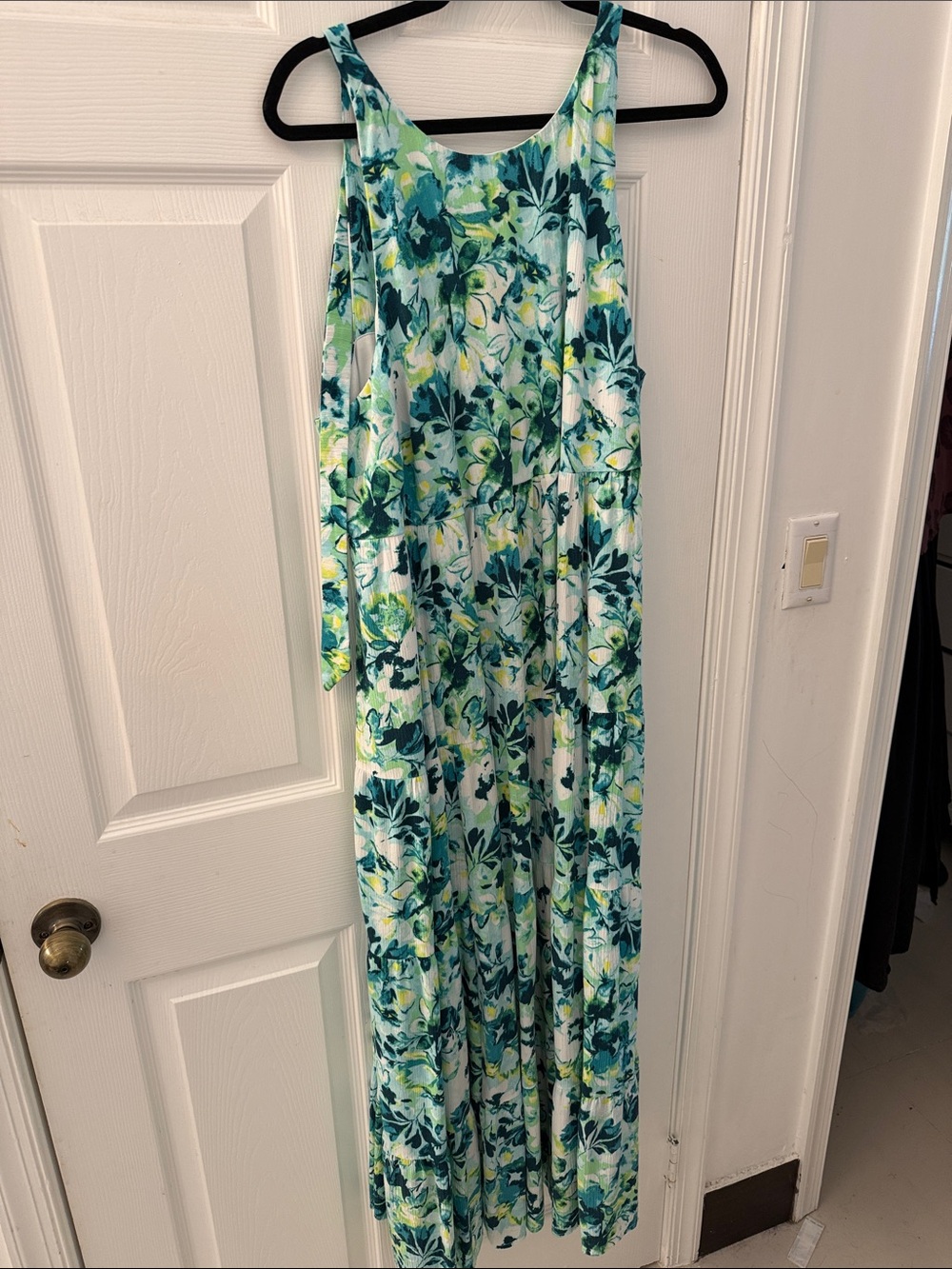 torrid Floral Maxi Dress in Teal & Green